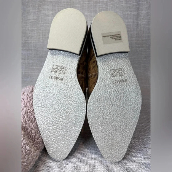 NEW Louise Et Cie Pointed Toe cow hair loafers size 6.5 (37) slip on shoes flats - Picture 9 of 10